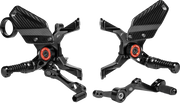GILLES TOOLING MUE2 Rearset - Black - BMW MUE2-BM05-B