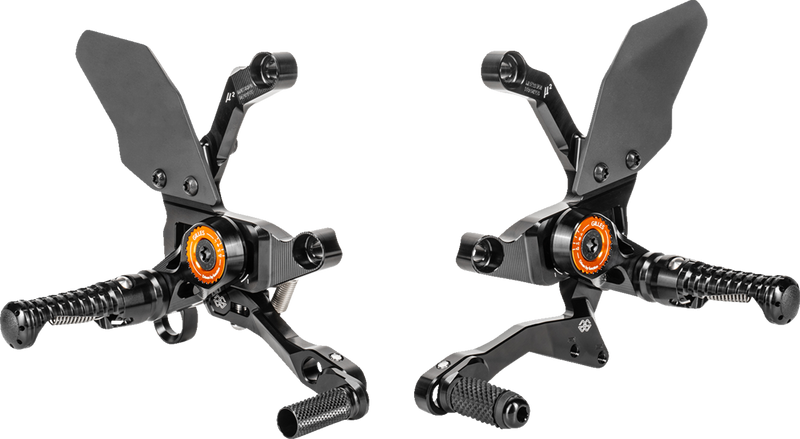 GILLES TOOLING MUE2 Rearset - Black - KTM MUE2-KT01-B