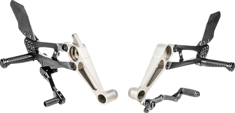 GILLES TOOLING FXR Rearset - Black - Aprilia FXR-A03-B
