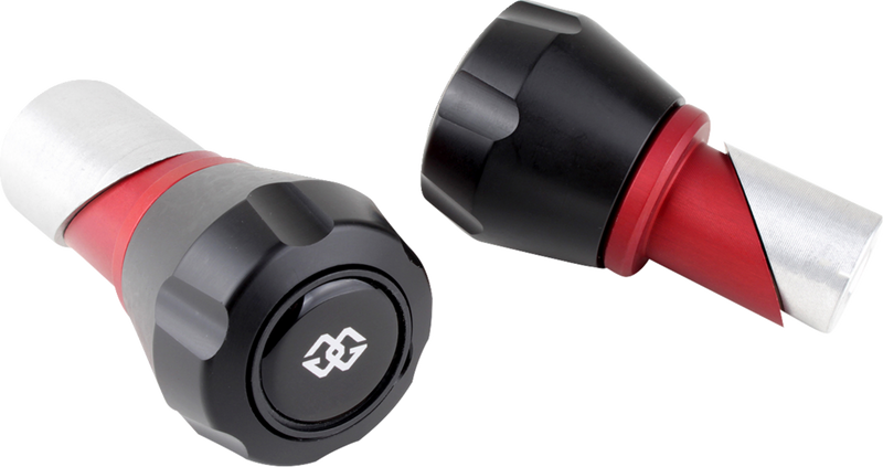 GILLES TOOLING Front Axle Protector - Black/Red - Yamaha GTA-F-Y02-BR