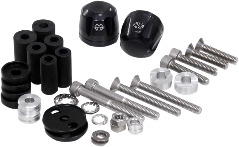 GILLES TOOLING Bar-End Weights - IP - Black LG-IP-22-B