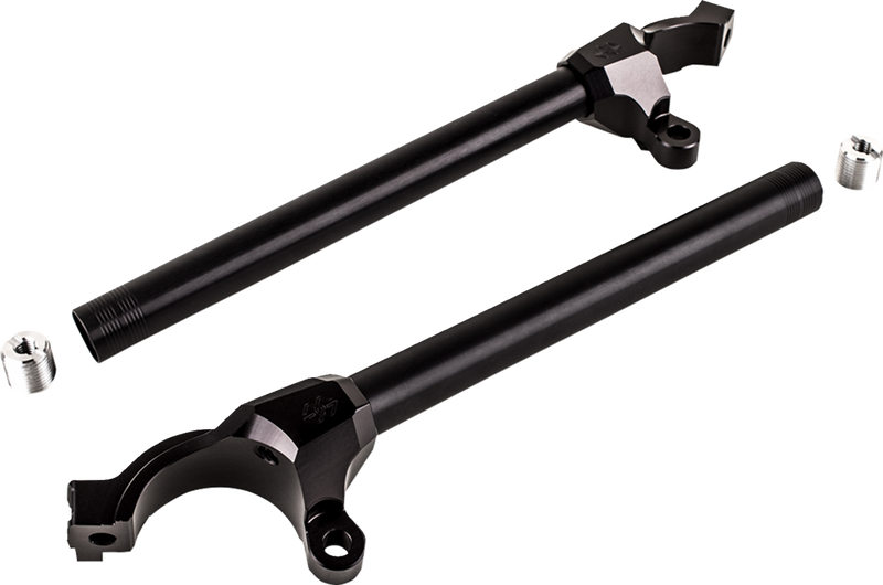 GILLES TOOLING GP Light 2 Clip-Ons - Street - 55 mm - Black GPL2-550-STREET