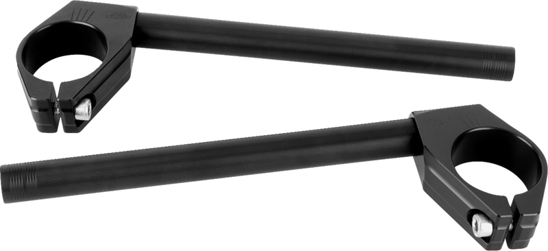 GILLES TOOLING GP Light 2 Clip-Ons - Street - 50 mm - Black GPL2-500