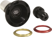 GILLES TOOLING Front Axle Protector - Black - Yamaha GTA-F-Y03