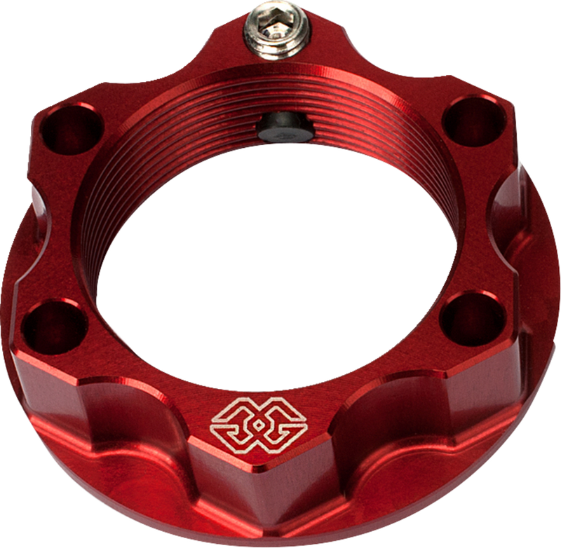 GILLES TOOLING Top Yoke Nut - ACMA - Red ACMA-28-10-R