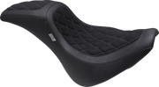 MUSTANG Signature Series Fastback - Vinyl/Alcantara - Diamond Stitch w/ Gun Metal Thread - FX '18-'24 - 76321GM - PartsOutlet.com.au