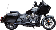 S&S CYCLE 2-into-1 Qualifier Exhaust System - Race Only - Black - Stainless Steel - Indian 2020-2023 - 550-1084 - PartsOutlet.com.au