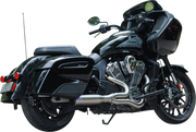 S&S CYCLE 2-into-1 Qualifier Exhaust System - Race Only - Brushed - Stainless Steel - Indian 2020-2023 - 550-1082 - PartsOutlet.com.au