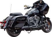 S&S CYCLE 2-into-1 Qualifier Exhaust System - Race Only - Black - Stainless Steel - Indian 2020-2023 - 550-1084 - PartsOutlet.com.au