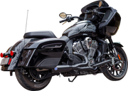 S&S CYCLE 2-into-1 Qualifier Exhaust System - 50-State - Black - Stainless Steel 550-1085 - PartsOutlet.com.au