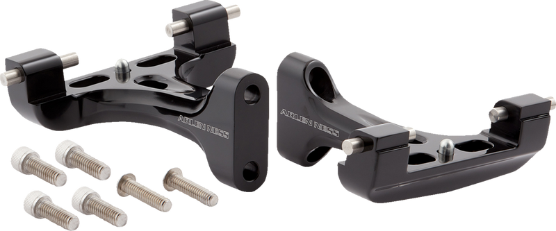 ARLEN NESS Forged Passenger Floorboard Mounts, All Black - '99-later FLT Touring / Bagger Models - 410-032 - PartsOutlet.com.au