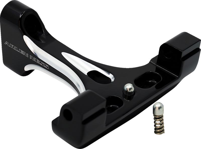 ARLEN NESS Forged Passenger Floorboard Mounts, Black - '99-later FLT Touring / Bagger Models - 410-033 - PartsOutlet.com.au