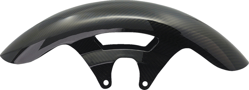 ARLEN NESS Carbon Fiber Cafe Front Fender, 19" - Black - '14-'24 FLT Touring - 210-010