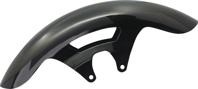 ARLEN NESS Carbon Fiber Cafe Front Fender, 19" - Black - '14-'24 FLT Touring - 210-010