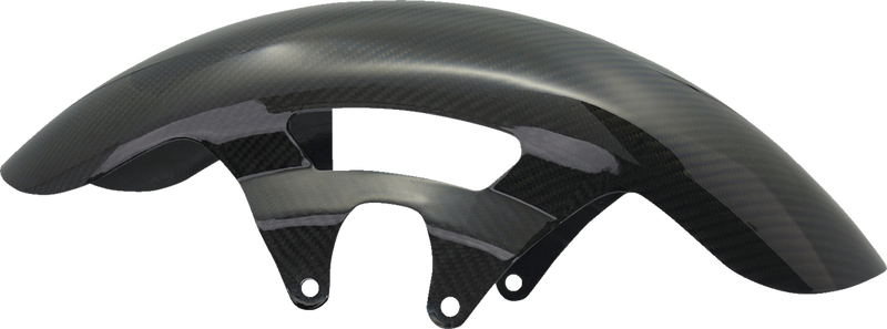 ARLEN NESS Carbon Fiber Cafe Front Fender, 19" - Black - '14-'24 FLT Touring - 210-010