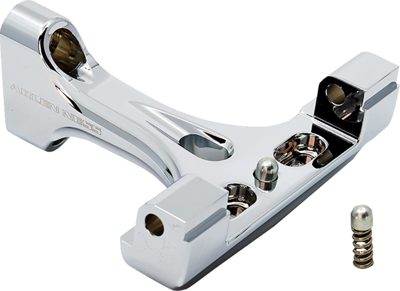 ARLEN NESS Forged Passenger Floorboard Mounts, Chrome - '99-later FLT Touring / Bagger Models - 410-034 - PartsOutlet.com.au