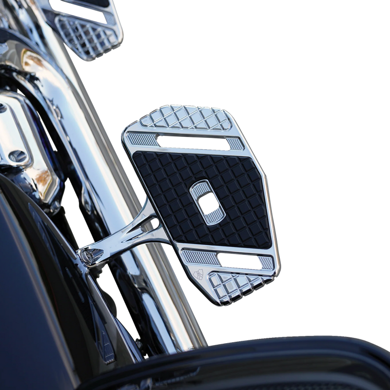 ARLEN NESS Forged Passenger Floorboard Mounts, Chrome - '99-later FLT Touring / Bagger Models - 410-034 - PartsOutlet.com.au