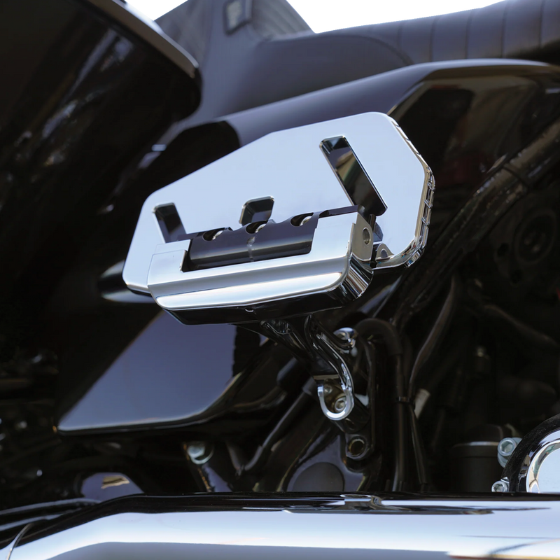 ARLEN NESS Forged Passenger Floorboard Mounts, Chrome - '99-later FLT Touring / Bagger Models - 410-034 - PartsOutlet.com.au