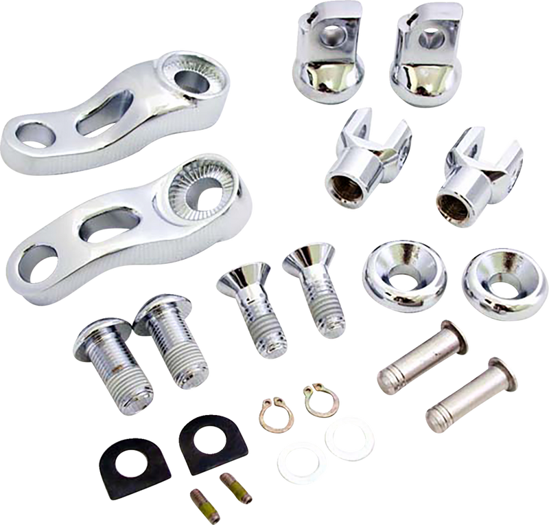 DRAG SPECIALTIES Passenger Peg Mount - Adjustable - Chrome 63190 - PartsOutlet.com.au