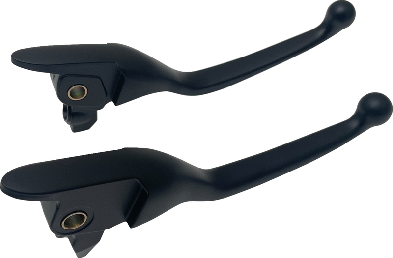 DRAG SPECIALTIES Lever Set - Narrow - Black - FL '17-'20 - H07-0595NMB