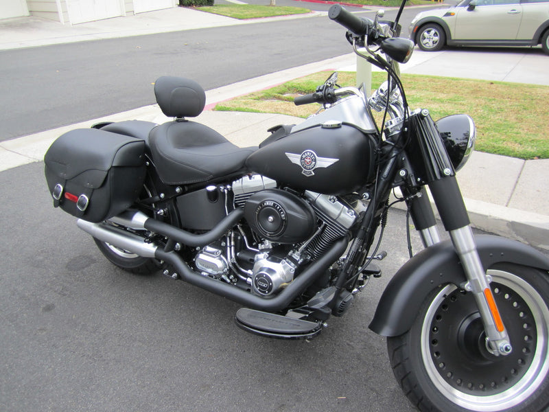 MUSTANG Vintage Solo Seat - Driver's Backrest - Harley-Davidson Softail '06-'17 Wide Tyre - 79530