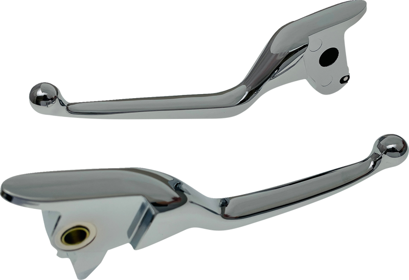 DRAG SPECIALTIES Lever Set - Narrow - Chrome - FL '14-'16 - H07-0591N