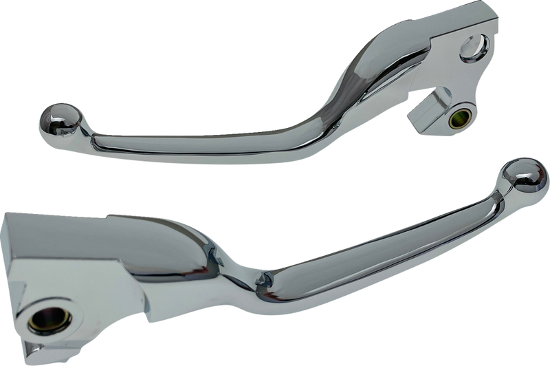DRAG SPECIALTIES Lever Set - Narrow - Chrome - XL '14-'22 - H07-0592N