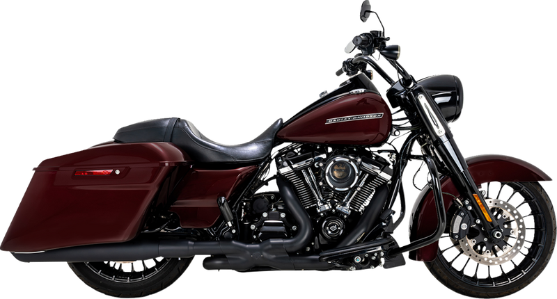 VANCE & HINES Twin Slash Slip-On Muffler - Black - FL '17-'25 - 46672