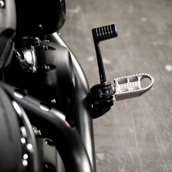 BILTWELL Mushman Step Footpegs - Polished - Softail '18+ - 7002-302-03 - PartsOutlet.com.au