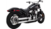 VANCE & HINES Eliminator 300 Slip-On Mufflers - Chrome - '18-'22 Softail - 16312 - PartsOutlet.com.au