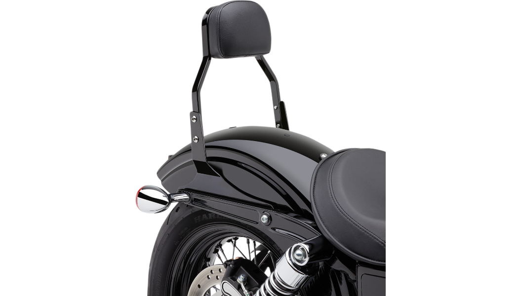 COBRA Mini Sissy Bar - Black - '04-'17 XL Sportster 602-1103B - PartsOutlet.com.au