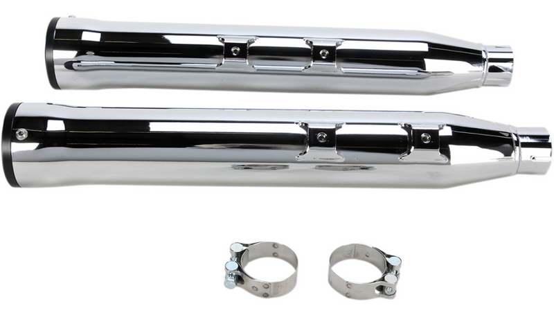 COBRA 3" RPT Mufflers - Softail '05-'17 - Chrome - 6052