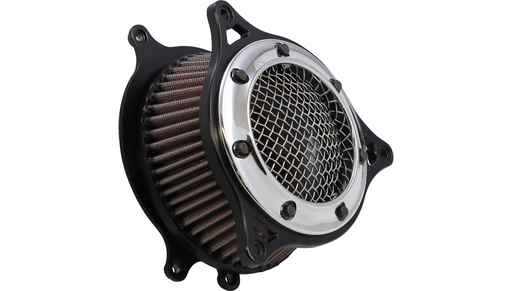 COBRA RPT Air Intake - Chrome/Black - '18-'22 Softail 606-0104-05CB - PartsOutlet.com.au