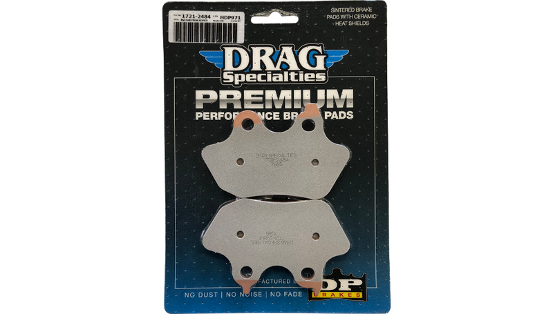 DRAG SPECIALTIES Sintered Brake Pads - Harley-Davidson 2006-2007 - Softail HDP971 - PartsOutlet.com.au