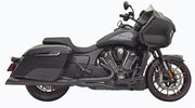 BASSANI XHAUST Road Rage 2:1 Exhaust - Black - 2020 + Indian Challenger 8H18SB - PartsOutlet.com.au