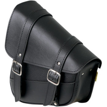WILLIE & MAX LUGGAGE Blackjack Swingarm Bag Softail 2000+ Triangulated - Black 59776-00 - PartsOutlet.com.au