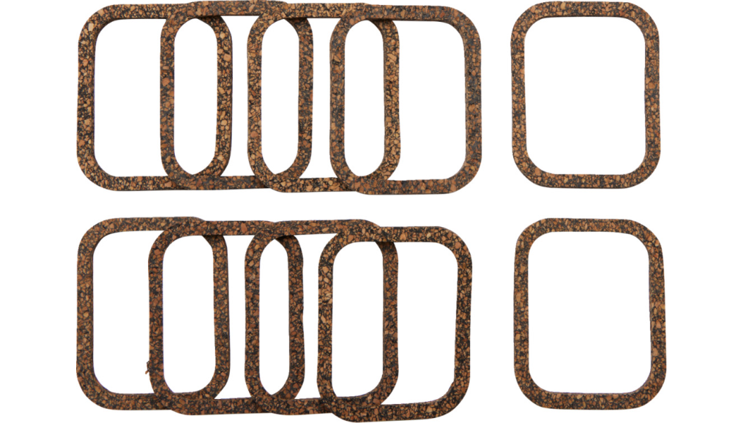 JAMES GASKET Inner Rocker Cover Cork Gasket - 10 Pack - Harley-Davidson '84-'06 - JGI-17358-84