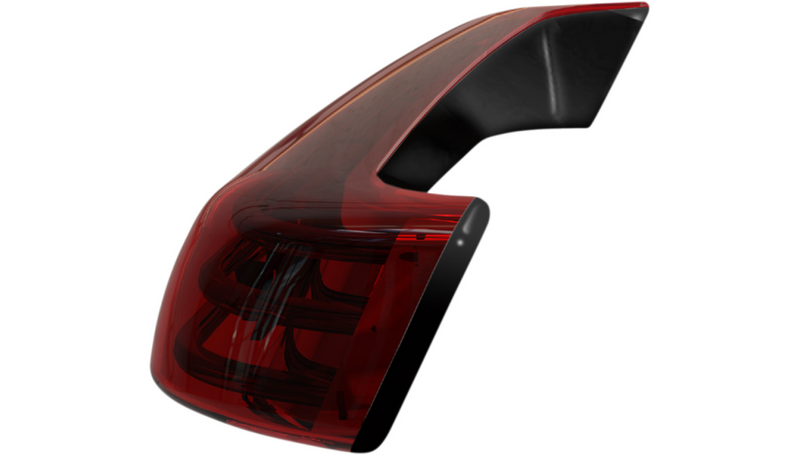 CUSTOM DYNAMICS Saddlebag Lights - BCM - Black/Red - FL '14-'25 - PB-SB-BCM-BR