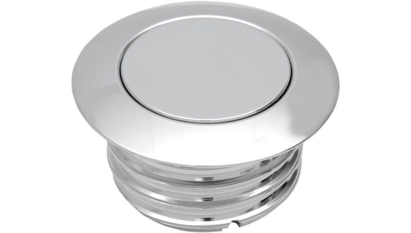 DRAG SPECIALTIES Vented Pop-Up Gas Cap - Harley-Davidson 1996-2024 - Chrome T03-0339-A - PartsOutlet.com.au