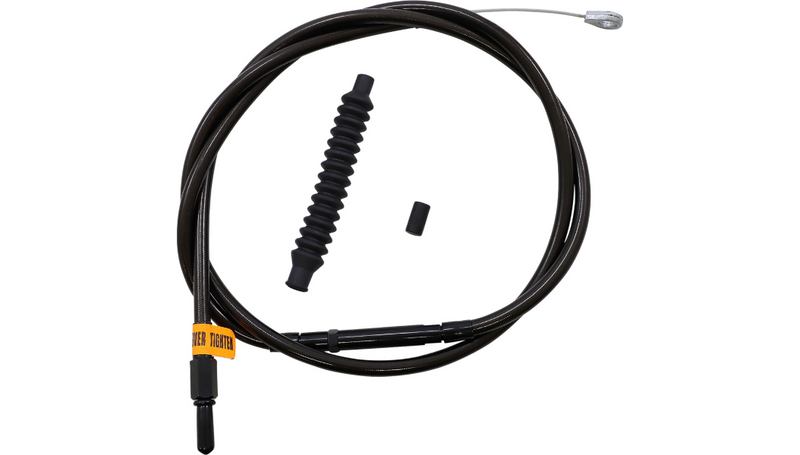 LA CHOPPERS CLUTCH CABLE MIDNIGHT STAINLESS FOR 12"-14" APE HANGERS - Touring/Trike '08-'16 - LA-8010C13M