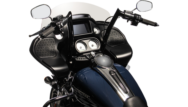 FAT BAGGERS INC. 1-1/2" EZ Install Pointed Top Handlebar - 14" - Black - FLTR '15-'20 - 806014-B