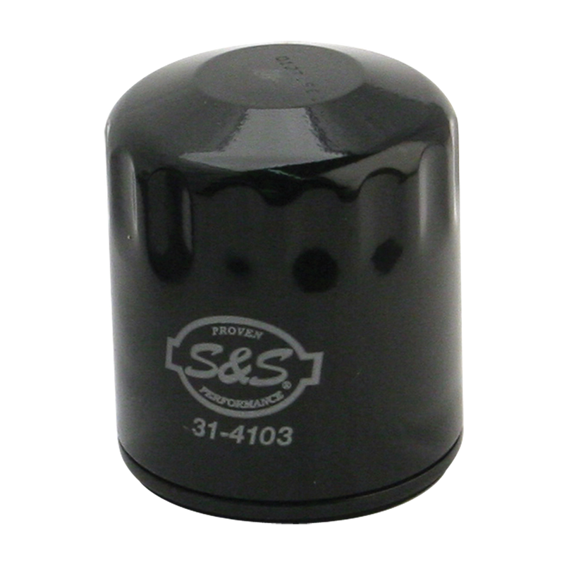 S&S CYCLE Black Oil Filter for 1999-'18 HD® Big Twins, 2017-Up M8 & X-Wedge™ - 31-4103A - PartsOutlet.com.au