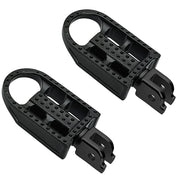 BILTWELL Mushman Step Footpegs - Black - Softail '18+ - 7002-201-03 - PartsOutlet.com.au