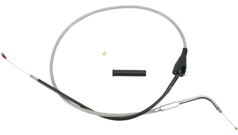 DRAG SPECIALTIES Idle Cable - 30" - Braided - XL '07-'20 - 5343600B