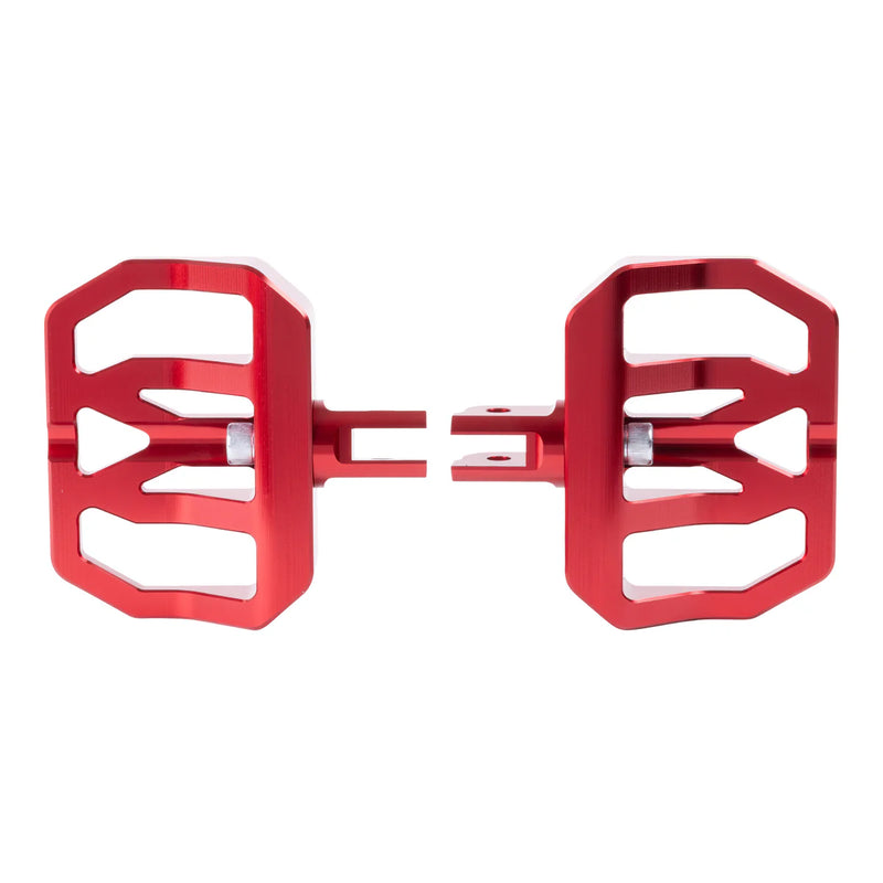 THRASHIN SUPPLY Mini Aggressor Floorboards - Red - Front - Softail '18-'25 - TSC-2031-2-SF