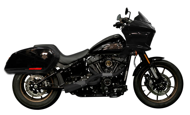 TRASK 2-into-1 Big Sexy Exhaust System - Black - Harley-Davidson '18-'24 - TM-5131BK