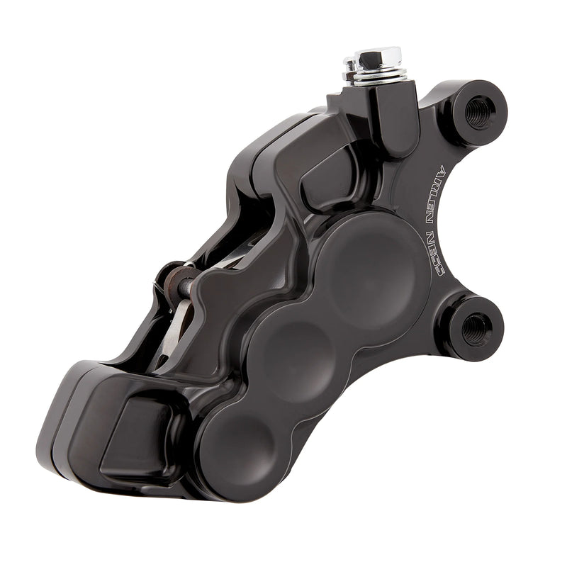 ARLEN NESS 6-Piston Differential Bore Brake Calipers, 11.8" Black - Left - Harley-Davidson '06-'22  - 02-215