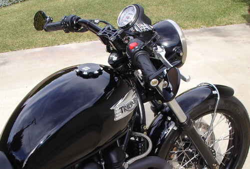JOKER MACHINE Gas Cap - Black - 900 Union Jack - Triumph 2002-2017 - 09-040UB - PartsOutlet.com.au