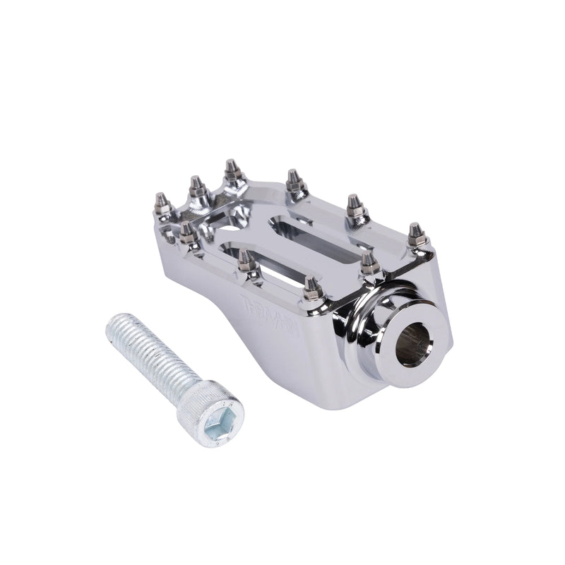 THRASHIN SUPPLY Aggressor Brake Pedal - Chrome - Touring - TSC-2221-3