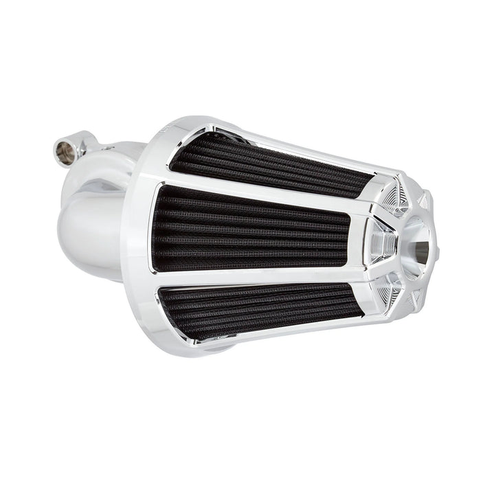 ARLEN NESS BEVELED® MONSTER SUCKER® AIR CLEANER, CHROME - 00-17 TWIN CAM (Exc. FBW & 99-01 FI FLT) - 81-023 - PartsOutlet.com.au